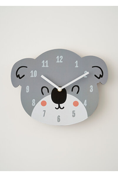 Bella Maison Koala Çocuk Saati Gri (26x28 cm)