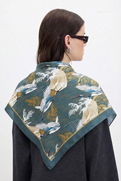 HAWWA Turna Uçuşu Desenli Bandana Fular