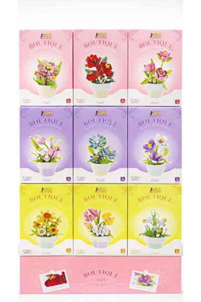 BYZ TOYS DISPLAY BOX ÇİÇEK BRICK(Belirtilen fiyat, tekli satış için adet fiya...