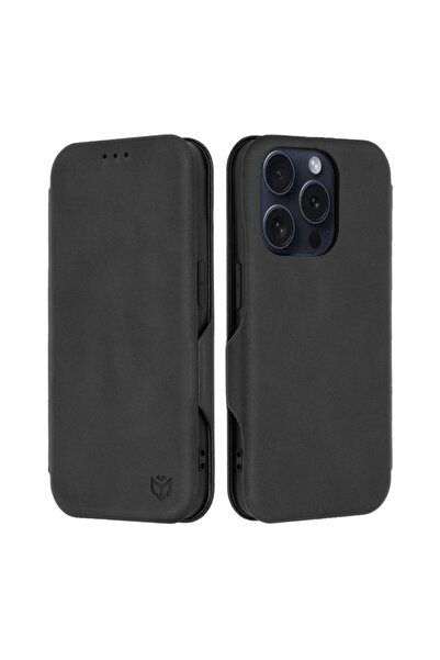 SKYDDAR INNOVATION Husă pentru iPhone 15 Pro, portofel securizat, piele ecolo...