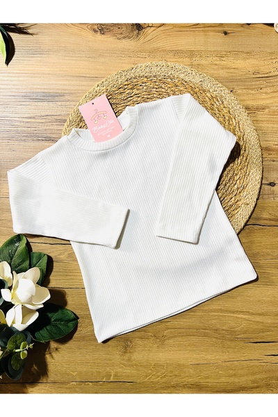 Babyelisco Beyaz uzun kollu badi