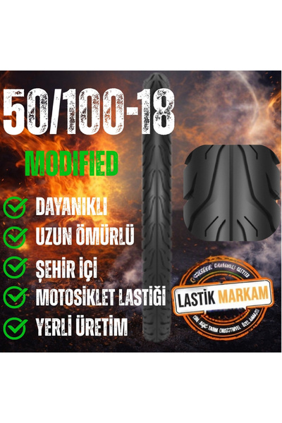 Billas B.50/100-18 4PR BL065 T.T.-MODİFİYE İNCE LASTİK-2025