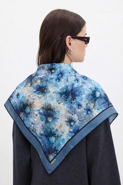 HAWWA وشاح باندانا منقوش بتصميم الربيع البارد