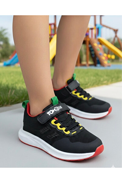 homiro Παιδικά Ορθοπεδικά Αδιάβροχα Αθλητικά Παπούτσια-Μαύρο-Κόκκινο