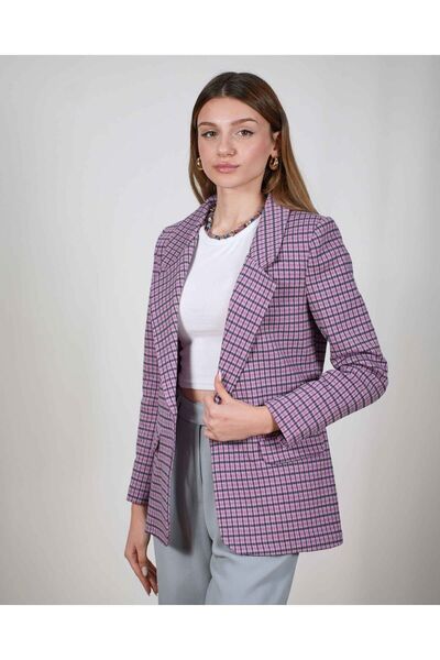 AD Fashion Ekose Ceket