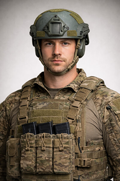 KORDAK Kısa Kulaksız Tactical Airsoft Koruyucu Kask