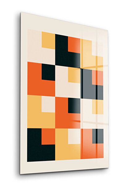 Decovetro Tablou din sticlă Bohem Color Square