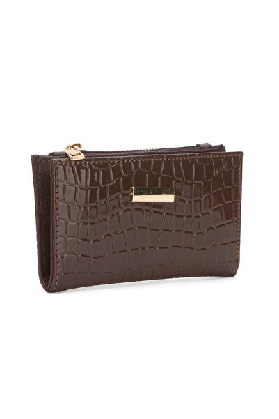 Newish Polo Kadın Suni Deri Küçük Boy Kartlık ve Bozuk Para Bölmeli Cüzdan