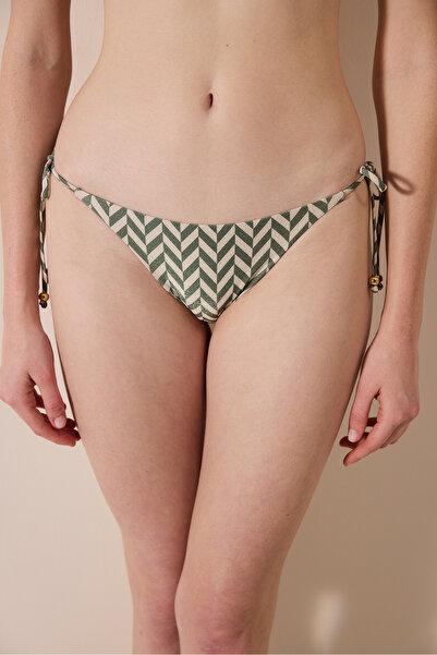 Penti Pantaloni de bikini multicolori cu sclipici din bambus