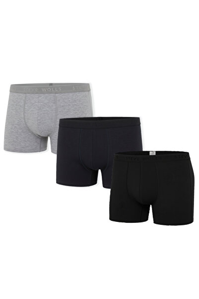 Steve Wolls Boxer colorat din lycra din 3 piese pentru bărbați - 24100