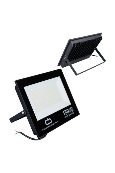 Powermaster PM-22586 150 Watt - 220 Volt 6500K IP66 150* Işık Açısı Siyah Sli...