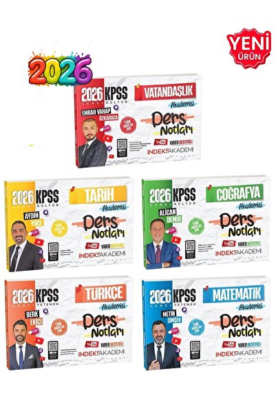 İndeks Akademi 2026 - KPSS Genel Yetenek Genel Kültür Tüm Dersler Video Ders ...