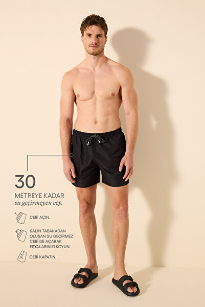 Penti Schwarze Aqua Herren-Shorts