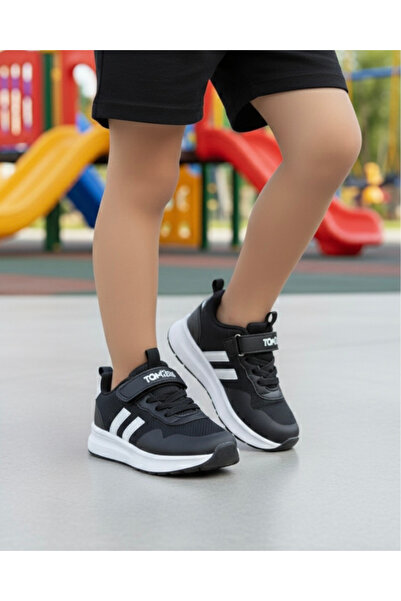 homiro Dětská ortopedická voděodolná sportovní obuv-černo-bílá