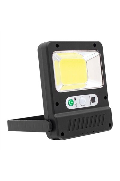 Powermaster YX-607 Cob Ledli Solar Panelli Hareket Sensörlü Çok Fonksiyonlu L...