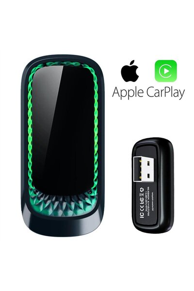 Powermaster PM-24508 عرض لاسلكي لشاشة Apple iPhone CarPlay (الإصدار 4.0)