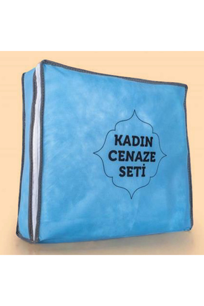 Karagöz Tekstil Çantalı Kadın Cenaze Seti
