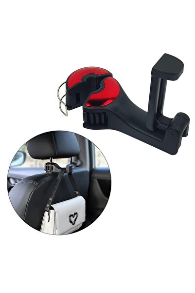Powermaster PM-20941 Araç Koltuk Arkası Kanca Askılık- Telefon Tutucu (Telesk...
