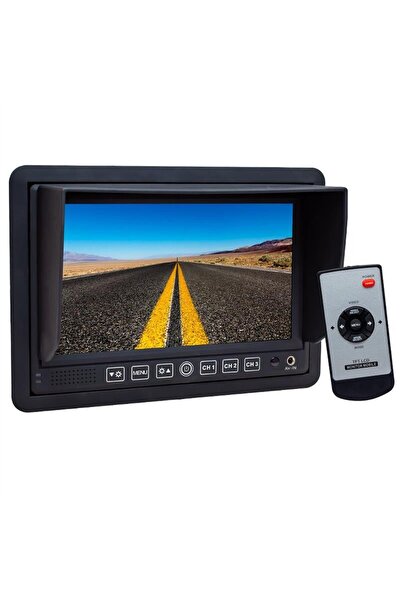 Powermaster PM-5879 7\'\' 12V-24V 3 Kanal AV Girişli Monitör