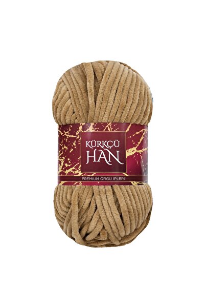 Kürkçü Han Kadife 100GR 95MT Örgü İpi Deve Tüyü