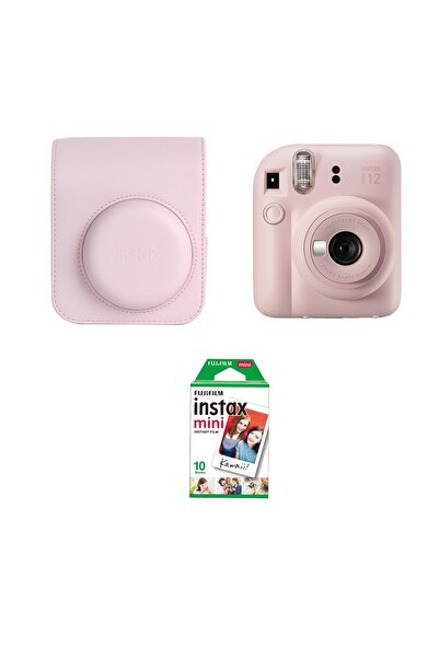 Instax Camera Mini 12 Bee Happy Pack (Blossom Pink)