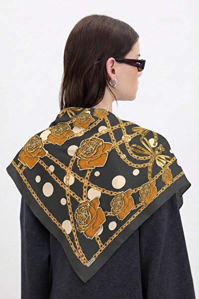 HAWWA سلسلة الورد الذهبية منقوش 2 بامبو فوشال