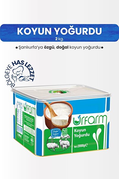 URFARM Koyun Yoğurdu 2 Kg. | Saf ve Taze Yoğurt