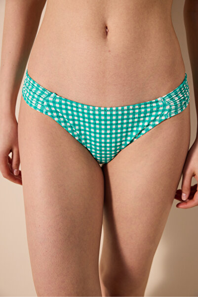 Penti Triana Hipkini Texturat Multicolor Partea de jos de bikini