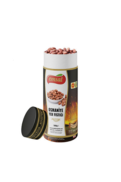 Emsal Kavrulmuş Osmaniye Yer Fıstığı 1000 G (YALDIZLI SİLİNDİR KUTUDA)
