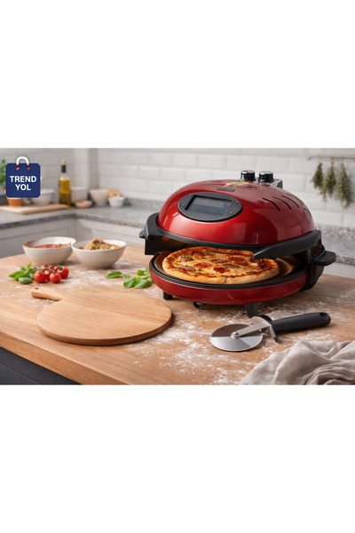 TANDIRIM Multifonksiyonlu Pizza, Lahmacun, Ekmek, Yemek Fırını (Pizza Kesici ...
