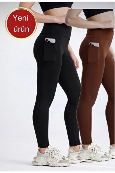 glanour Women's High Waist Recovery Pocket Leggings