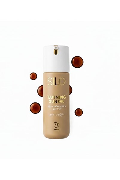silo tanning oil SPF 8, 100 ml, Coffee seed oil