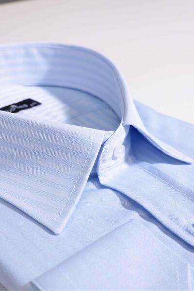 Tudors Cămașă pentru bărbați, cu mânecă lungă, cu mânecă lungă, ușor de călca...