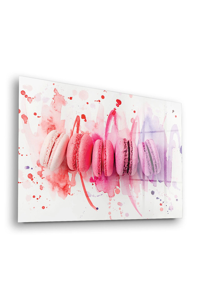 Decovetro Stakleni sto, roze makaron