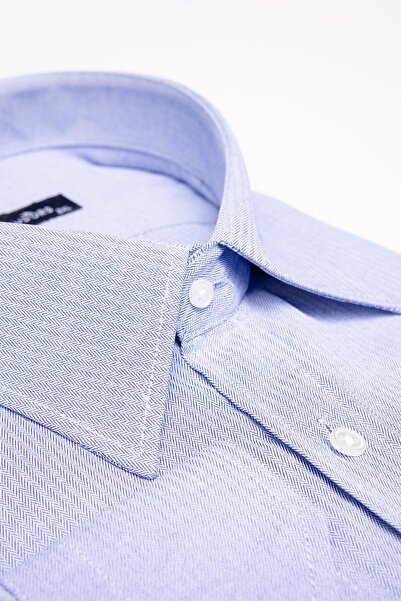 Tudors قميص رجالي كبير الحجم بأكمام طويلة وربطة عنق حديدية سهلة من القطن بالل...