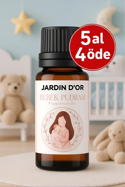 JARDIN D'OR Bebek Pudrası Esansiyel Uçucu Koku Yağı Buhurdanlık Yağı Difüzör ...