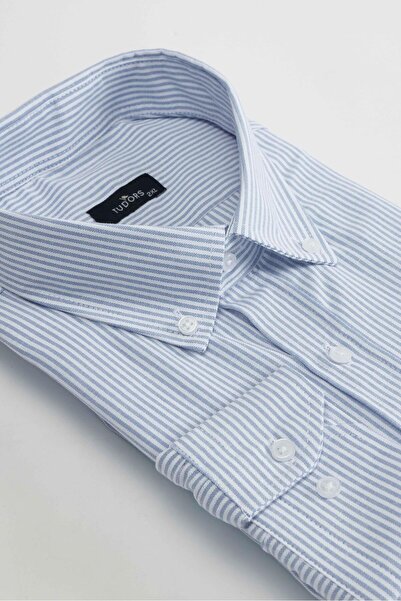 Tudors Ανδρικό ριγέ πουκάμισο μεγάλου μεγέθους