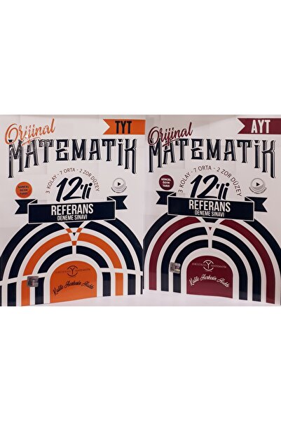 Orjinal Orijinal Yayınları Orijinal TYT Matematik Deneme ve Ayt Matematik Den...