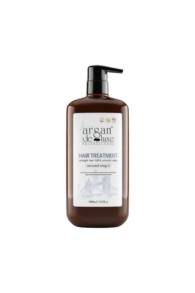 Argan Deluxe Straightening & Smoothing Hair Treatment - Step 2: Hair Treatmen...