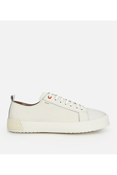 Hotiç Erkek Deri Beyaz Yumuşak Dokulu Günlük Ayakkabı