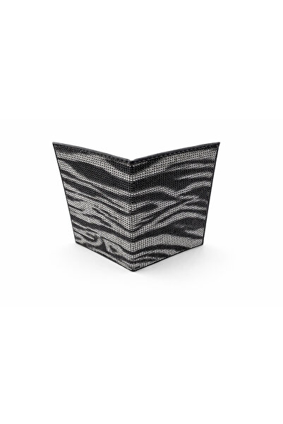 Fox Zebra pattern stone coated license case