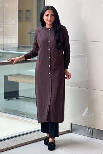 Nuss Basic Long Mercerized Cardigan