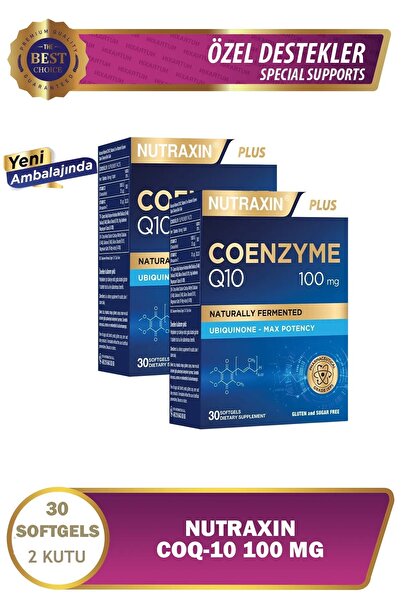 Nutraxin Coq-10 100mg 30 Kapsül 2 Adet
