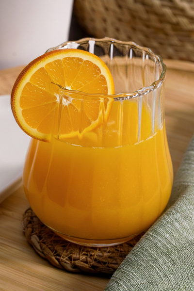 Heda Porselen Borosilikat Optikli Damla Meşrubat Bardağı 420 ml