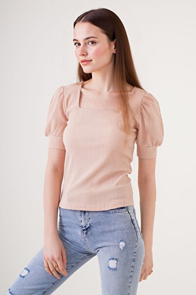 Hiccup Μπλούζα BDART Slim Fit με τετράγωνο γιακά