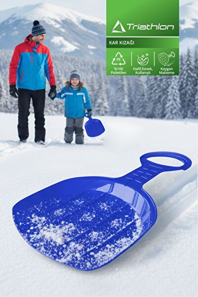Triathlon T-169 Kürek Tipi Kar Kızağı | Dayanıklı Plastik Kar Küreği & Kızak ...
