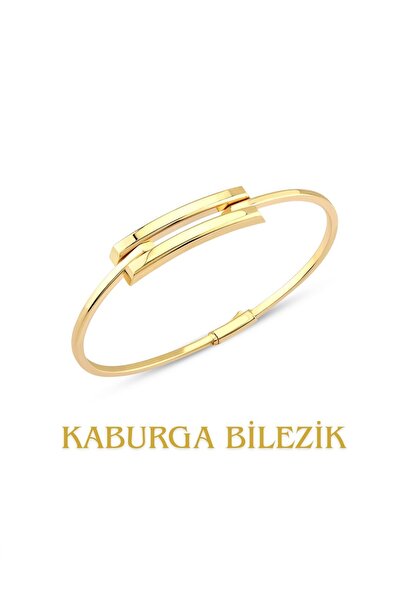 Hepimitu Altın Kaburga Bilezik İki Sıralı 14 Ayar