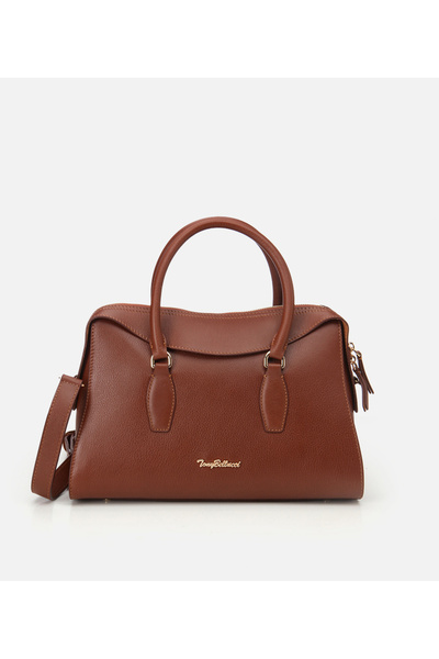 Hotiç Kadın Deri Taba Omuz Çantası