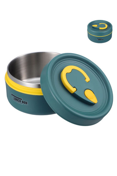 Weather Forecast 304 Çelik Mavi 430 ml Yemek Mama Saklama Kabı Sefer Tası (SI...