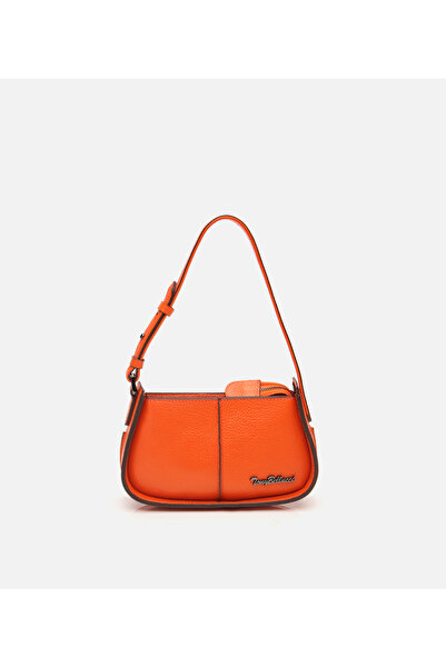 Hotiç Kadın Deri Turuncu Ayarlanabilir Askılı Mini Çanta